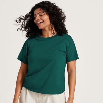 Allbirds Allgood Cotone Donna Magliette Verde Acqua | IT4307GL