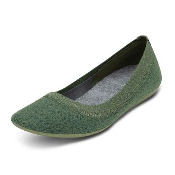 Allbirds Lana Vergine Breezers Lux Donna Scarpe Slip On Verde Oliva | IT4514HK