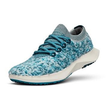 Allbirds Lana Vergine Dasher Fluffs Donna Scarpe Running Verde Acqua | IT4492LH