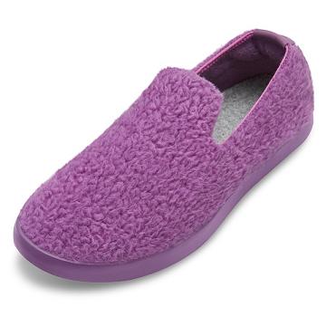 Allbirds Lana Vergine Lounger Fluffs Uomo Scarpe Slip On Viola | IT4967TV