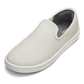 Allbirds Lana Vergine Lounger Woven Uomo Scarpe Slip On Bianche | IT4971QZ