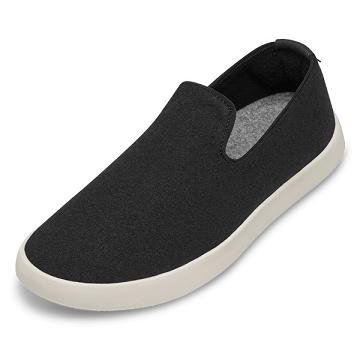 Allbirds Lana Vergine Loungers Uomo Scarpe Slip On Beige Nere | IT4957GL