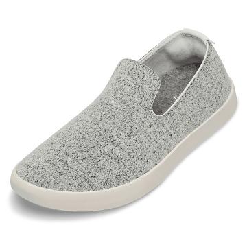 Allbirds Lana Vergine Loungers Uomo Scarpe Slip On Grigie Bianche | IT4958FM