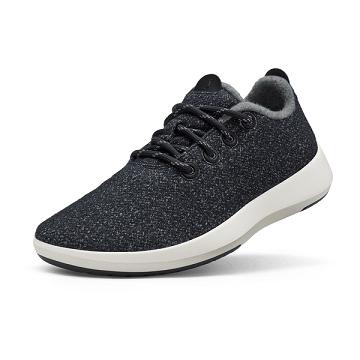 Allbirds Lana Vergine Mizzles Donna Scarpe Impermeabili Nere Bianche | IT4338JJ