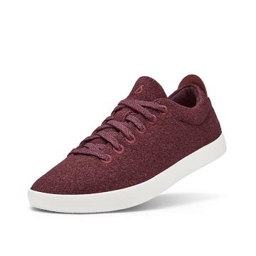 Allbirds Lana Vergine Pipers Uomo Scarpe Da Ginnastica Bordeaux | IT5027DN