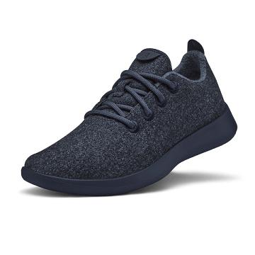 Allbirds Lana Vergine Runner Uomo Scarpe Da Ginnastica Blu Marino | IT5001FM