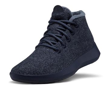 Allbirds Lana Vergine Runner-up Mizzles Donna Scarpe Da Ginnastica Blu Marino | IT4629SO