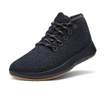 Allbirds Lana Vergine Runner-up Mizzles Uomo Scarpe Impermeabili Nere | IT4800GL