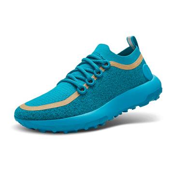 Allbirds Trail Runner SWT Mizzles Uomo Scarpe Impermeabili Verde Acqua | IT4811AP