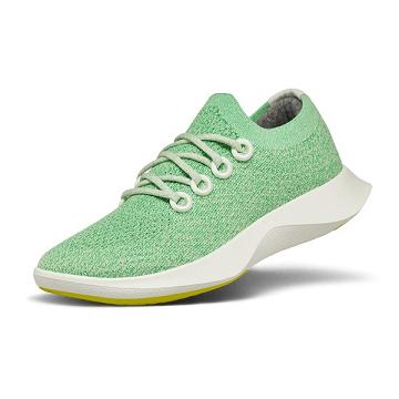 Allbirds Tree Dasher 1 Donna Scarpe Running Menta Bianche | IT4459QZ