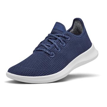 Allbirds Tree Runner Donna Scarpe Da Ginnastica Blu Bianche | IT4550FM