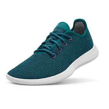 Allbirds Tree Runner Uomo Scarpe Da Ginnastica Verde Acqua | IT4982GL